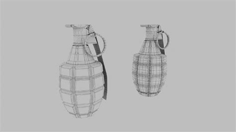 ArtStation - Mk. 2 Grenade - WIP