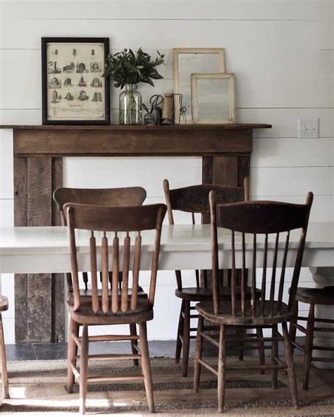 Rustic Black Farmhouse Dining Chairs - Rocky Hedge Farm