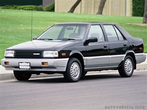 Hyundai Excel (1985 - 1989), Hyundai Excel (1985 - 1989) Models, Hyund