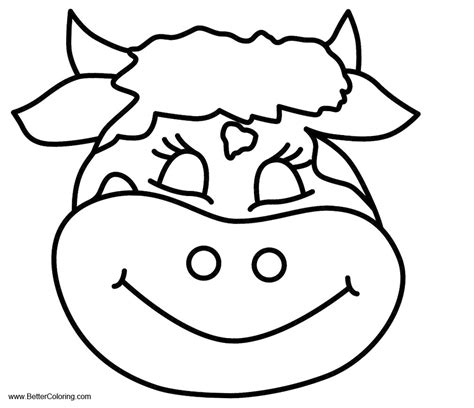 26 best ideas for coloring | Cow Face Coloring Pages