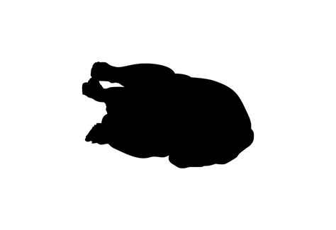 Silhouette of the Chicken Meat for Logo, Apps, Website, Pictogram, Art ...