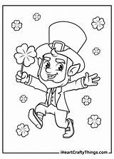 Free Leprechaun Coloring Pages sketch template