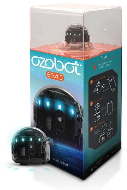 Ozobot Evo, Titanium Black by Evollve, Inc | Barnes & Noble®