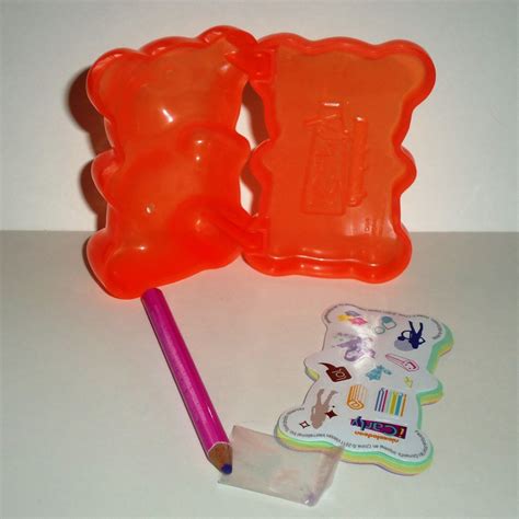 McDonald's 2011 iCarly Gummy Bear Doodle Kit Happy Meal Toy Loose Used