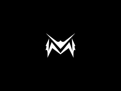 Jagged Letter M Concept Logo