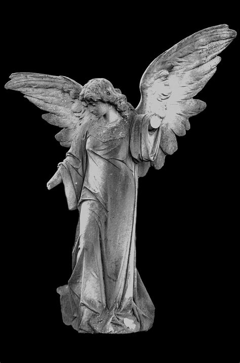 HD wallpaper: gray angel woman figure, angelic, background, black ...