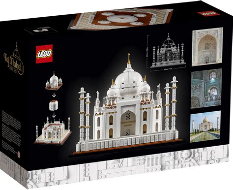 LEGO Architecture Taj Mahal 21056 Building Set, Landmarks Collection ...