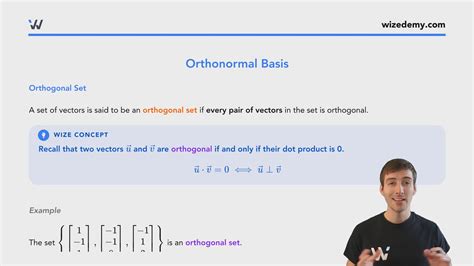 Orthonormal Basis and Gram-Schmidt Process - Wize University Linear ...