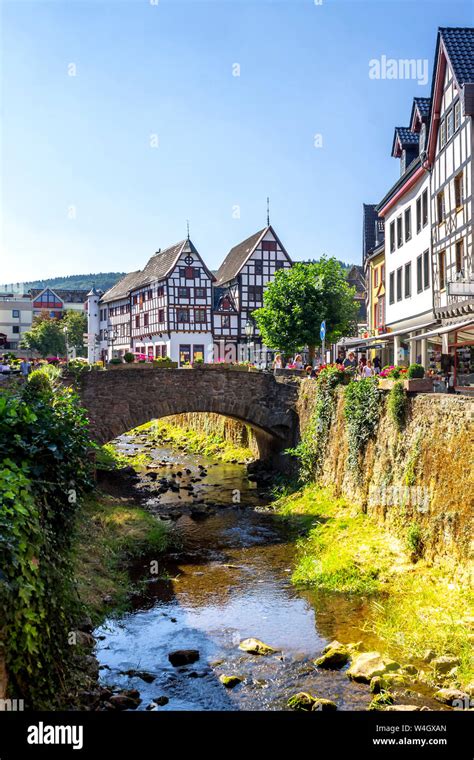 Townscape, Bad Muenstereifel, Germany Stock Photo - Alamy