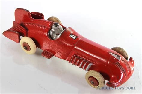 Hubley Cast Iron Racecar – AntiqueToys.com – Antique Toys for Sale