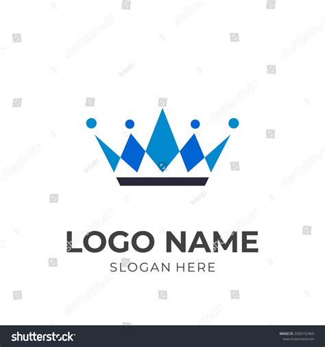 Crown Logo Design Template Concept Vector Stock Vector (Royalty Free ...