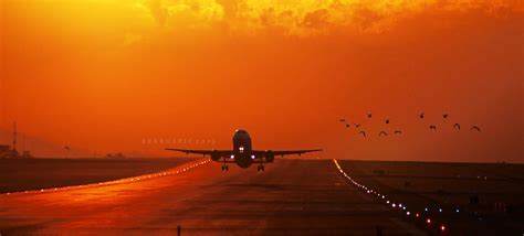 Airplane Sunset Wallpapers - Top Free Airplane Sunset Backgrounds - WallpaperAccess