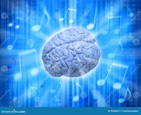 Music Creativity Brain Stock Image - Image: 9330041