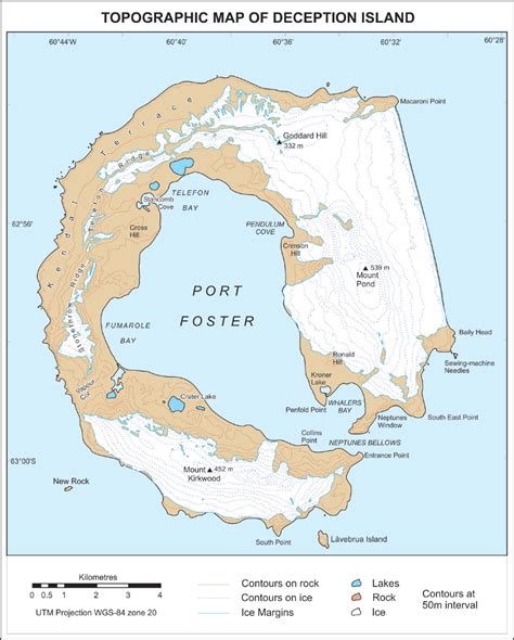 Deception Island - Map