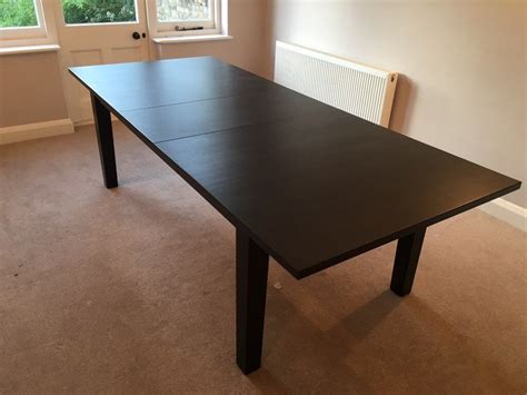 Ikea Stornas Extendable Dining Table (Brown-Black) - Seats up to 10 | in St Albans ...
