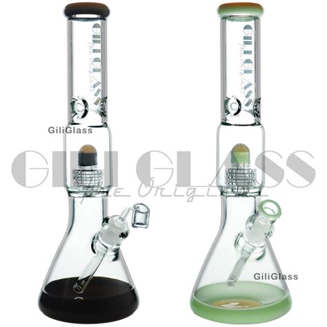 15.5" beaker bong real color glass water pipe - Glass Bongs Europe ...