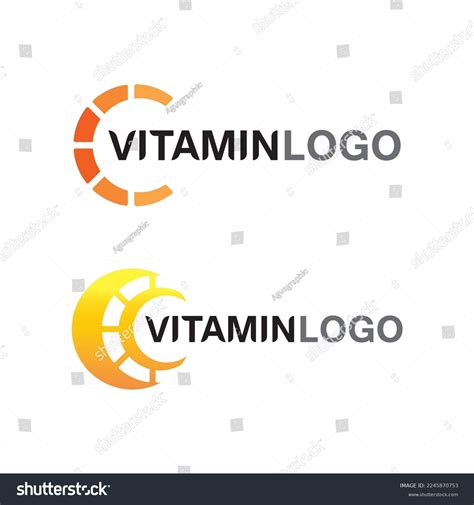 Vitamin C Logo Vector Design Vector Stock Vector (Royalty Free ...