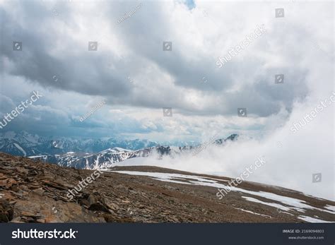 Awesome Top View High Snowy Mountain Stock Photo 2169094803 | Shutterstock