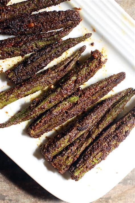 Bharwa Bhindi (Punjabi Stuffed Okra Fry) | Cook Click N Devour!!!