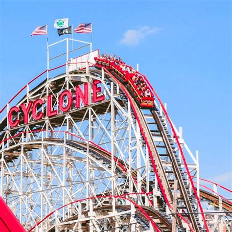 Landmark: CYCLONE in Luna Park in Coney Island - times-square