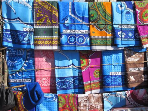 Colorful lamba, important cultural clothing in Madagascar. | Madagascar ...