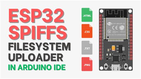 Install ESP32 SPIFFS Filesystem Uploader in Arduino IDE