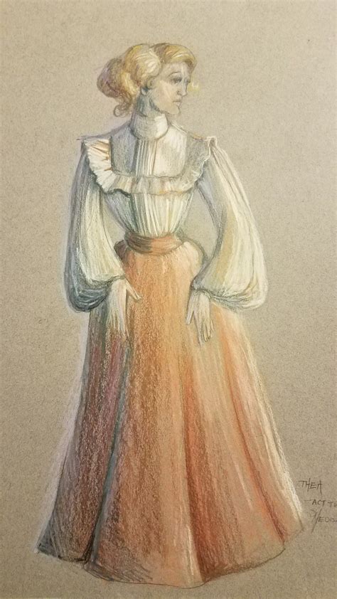 Hedda Gabler Costume design by Stephanie Toews c1996 | Costume design, Disney characters, Art