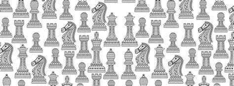 Chess Wallpaper Mural | Chess Set Pattern Wallpaper UK