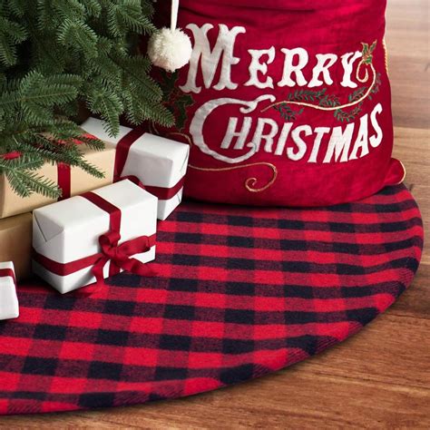 Plaid Christmas Tree Skirt | The Best 2019 Christmas Decor on Amazon ...