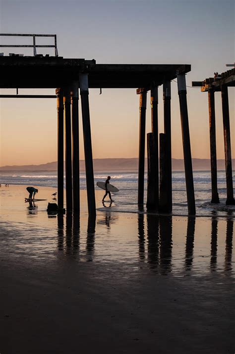 Twilight Surfing at Pismo Beach, California Photograph by Mitch Knapton - Pixels