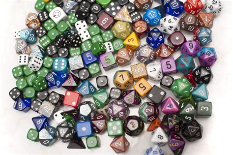 Free Stock Photo 10975 Assortment of Dice from Various Board Games | freeimageslive