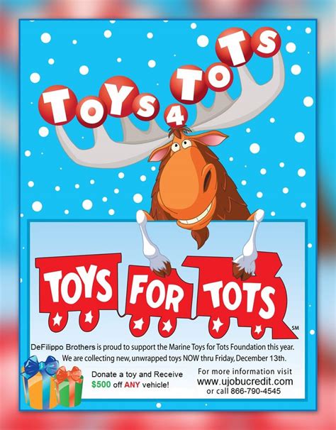 TOYS FOR TOTS FUNDRAISER! Donate a toy and receive $500 off ANY car ...