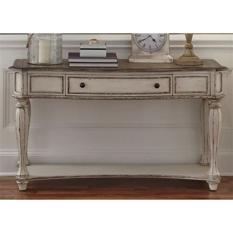 Liberty Furniture Magnolia Manor Sofa Table with Dovetail Drawer | Standard Furniture | Sofa ...