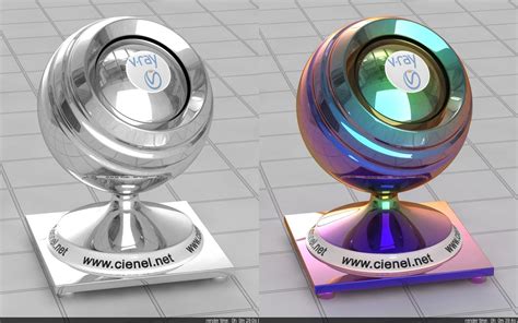 Chrome Material in Vray - CienelDotNet Webmaster Tutorials | Tutorial, 3d tutorial, Chrome