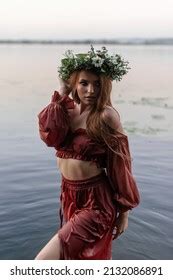 Mavka Water Nymph Naiad Near Water Stock Photo 2132086891 | Shutterstock