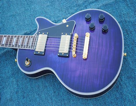 New Custom Shop Vos Purple Chibson Electric Guitar Musical Instruments ...