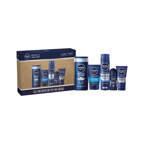 Buy NIVEA MEN Protect & Care Gift Set, 5-Piece Men's Toiletry Gift Set ...