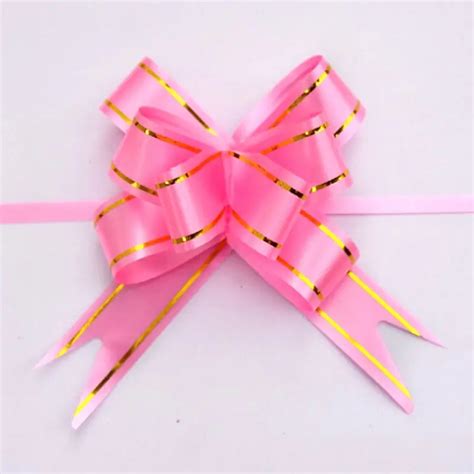 10Pcs/Lot Pull Flower Ribbons Packing Pull Bow Ribbons Decorative Holiday Christmas Gift-in ...