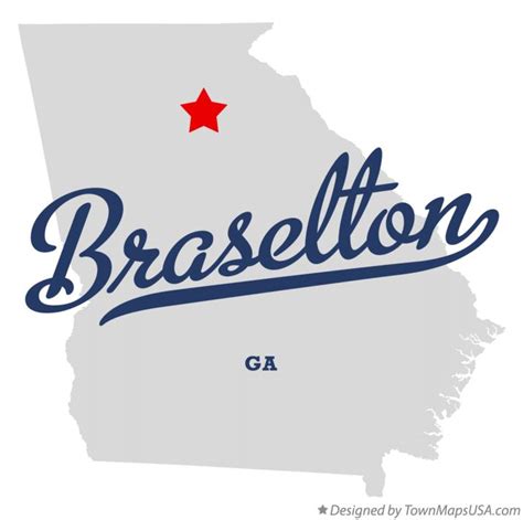 Map of Braselton, GA, Georgia