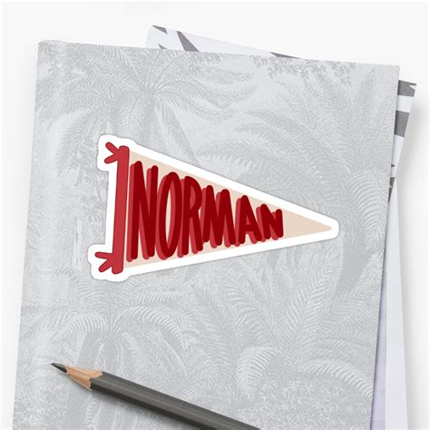 "Norman flag" Sticker by nicolekatewill | Redbubble