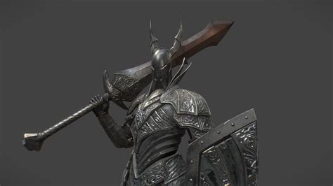 Black Knight - Ultra Great Sword Version - 3D model by KhoaMinh ...