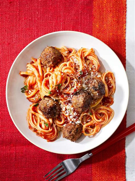 Crispy Ricotta Meatballs with Sheet-Pan Tomato Sauce