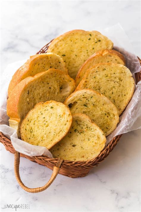 Garlic Bread - with Homemade Garlic Butter [VIDEO] - The Recipe Rebel