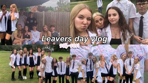 Y11 LEAVERS DAY VLOG!! shirt signing, goodbyes and a messy afters - YouTube