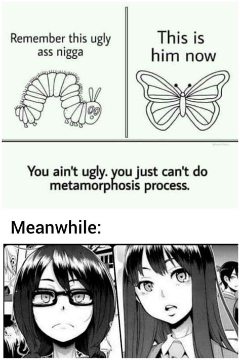 Metamorphosis | Anime memes funny, Funny anime pics, Anime memes