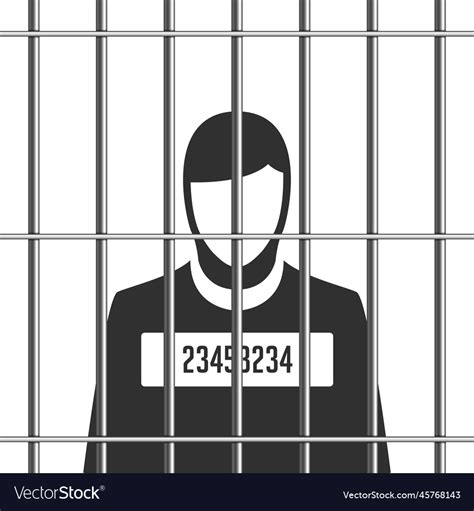 Prison bars on transparent Royalty Free Vector Image