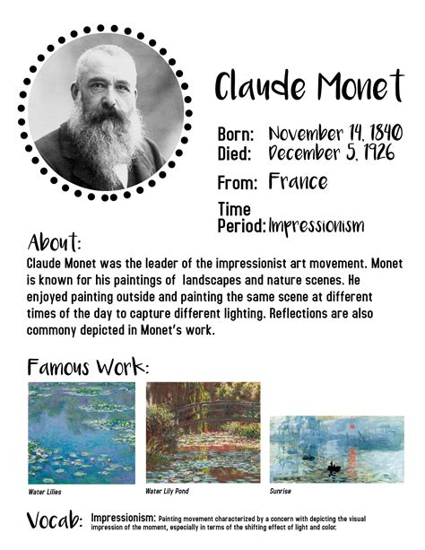 At Home Art Lessons for Kids | Claude Monet — KayDee Runkel art+design