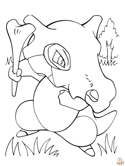 Marowak Coloring Pages - Free Pokemon Coloring Pages Printables