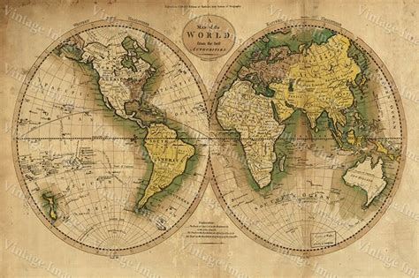Vintage Atlas Map