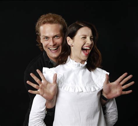 Sam Heughan and Caitriona Balfe in LA Times Photoshoot - Caitriona Balfe Photo (40129573) - Fanpop